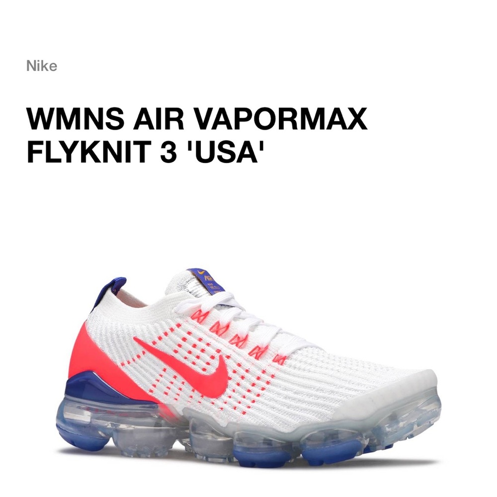 WMNS AIR VAPORMAX FLYKNIT 3 'USA' SIZE 7